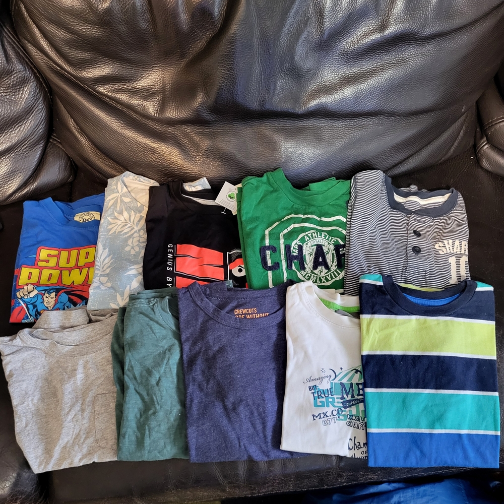 Assorted Kids Graphic and Striped T-Shirts